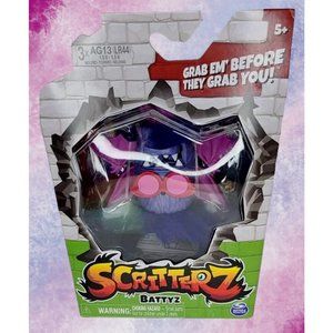 Scritterz Battyz Interactive Purple Mini Monster Jungle Creature Toy, New in Box